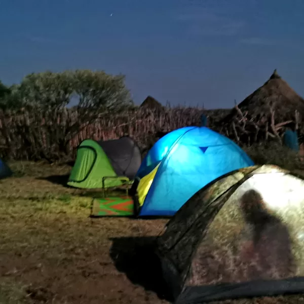 Camping with tribes of Omo valley