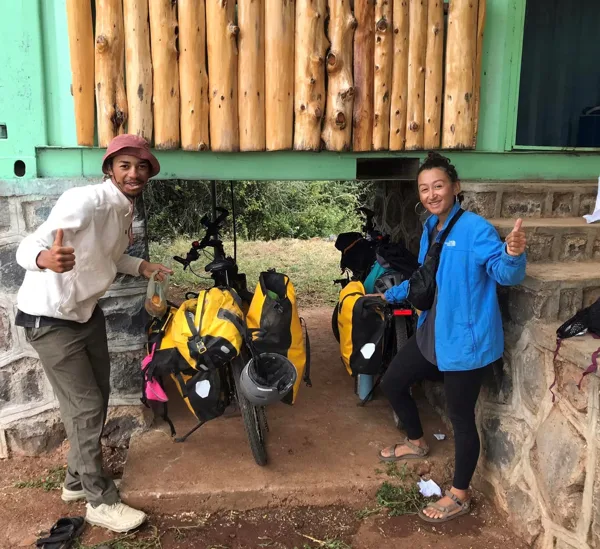 Cyclist friendly campsite in Arba Minch